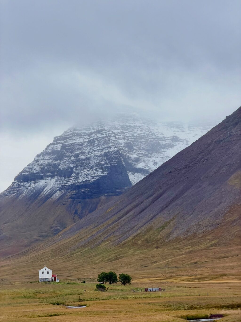 Var ég búin að segja ykkur frá fjöllunum mínum? Eða dalnum? Nú jæja, þá verðið þið bara að þola enn eina myndaseríu frá uppáhalds staðnum mínum 🥰 Það er allt önnur stemming að vera þarna að hausti og alls ekki síðri. Dramatíkin í snjókysstum hömrum á móti roðnandi lyngi…og kyrrðin nú þegar farfuglarnir eru farnir (sakna þeirra samt). Hljóðheimurinn samanstóð af sjávarnið, hrafnagargi og einstaka jarmi. Jú og skrækirnir í skógarþröstunum sem eru að missa sig í reyniberjunum.

Yndisleg helgi sem hefði mátt vera lengri en dugði samt til að fylla aðeins á birgðirnar fyrir veturinn…af berjum og andlegri ró 🥰

Hér hefði kannski dugað að skrifa: Óður til dals … en ég á það til að vera langorð 😉